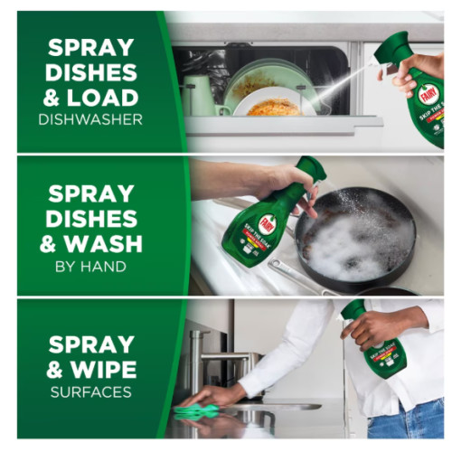 Спрей-пенка для мытья посуды Fairy Skip The Soak Power Spray Fresh, 500 мл